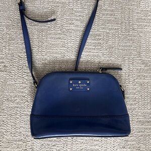 Kate Spade Blue Leather Crossbody